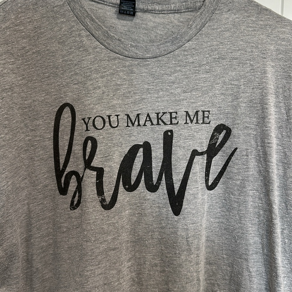 Black and gray Christian t shirt - Picture 2 of 2